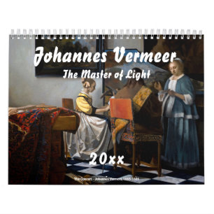Calendrier Johannes Vermeer