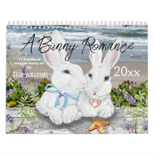 Calendrier Joli lapin Lapin Nature Art Jardin boisé