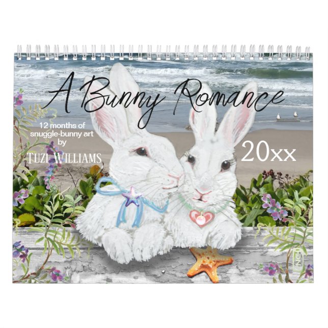 Calendrier Joli lapin Lapin Nature Art Jardin boisé (Protection)