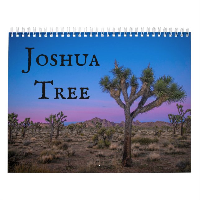 Calendrier Joshua Tree (Protection)
