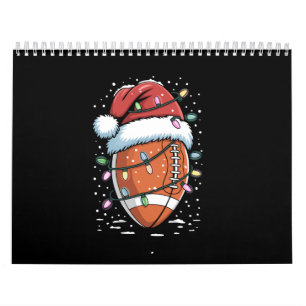 Calendrier Joueur de football américain de Noël Sports Santa