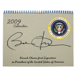 Calendrier Jour de l'investiture du président Obama en photo