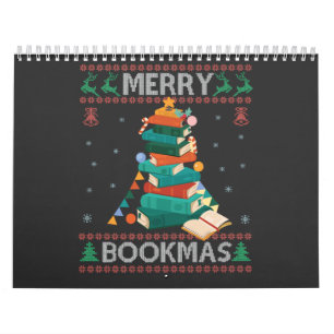 Calendrier Joyeux Noël Drôle Moche Xmas Sweater Bibliothèque 