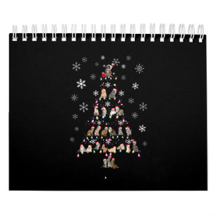 Calendrier Joyeux Noël Joli sapin de Noël en chats