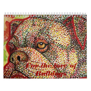 Calendrier Juste bouledogues