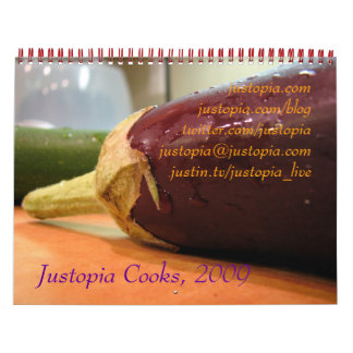 Calendrier Justopia Cooks, 2009