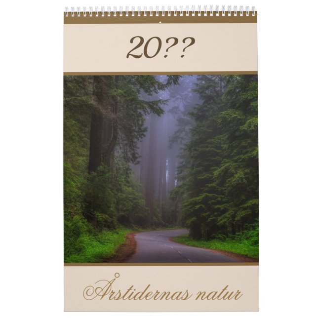 Calendrier Kalender — Årstidernas natur (Protection)