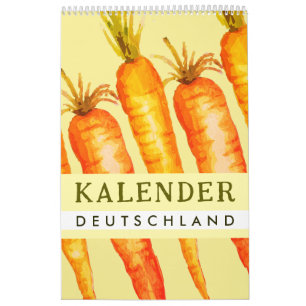 Calendrier Kalender Deutschland mit Feiertagen   Allemagne 20