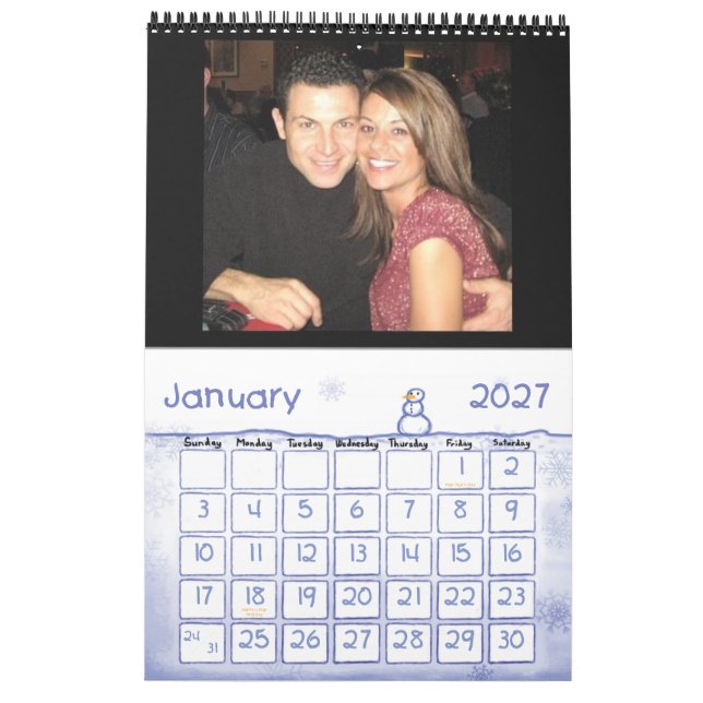 Calendrier Karyn et sel notre première année ensemble (Jan 2027)