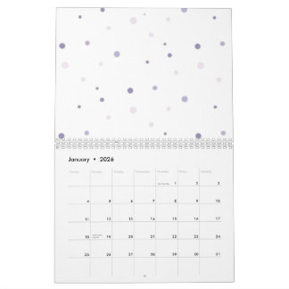 Calendrier Kawaii Bat Monthly Calendar - "Daisuki" (I Love Yo