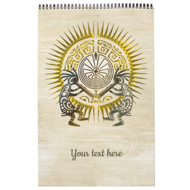 Calendrier Kokopelli Duo - Homme Dans Le Maze - Soleil 1 (Protection)