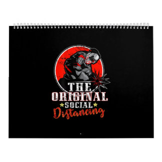 Calendrier La Distance Sociale Originale | Cadeau de soudure 
