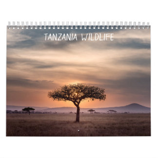Calendrier La faune de la Tanzanie