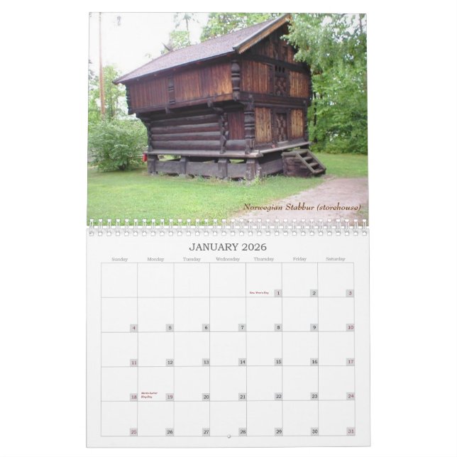 Calendrier La Norvège 2009 (Jan 2026)