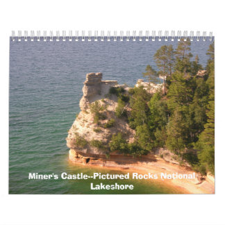 Calendrier La péninsule supérieure du Michigan.