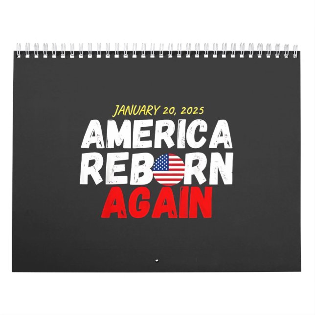 Calendrier La renaissance de l'Amérique maga à nouveau Trump  (Protection)