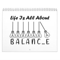 La vie, c'est l'équilibre de l'inspiration de moti