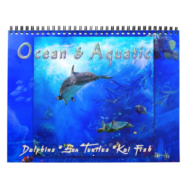 CALENDRIER LA VIE ET L'AQUATIQUE DE LA MER OCÉANIQUE (Protection)