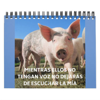 Calendrier La voz de los | Voix Animaux