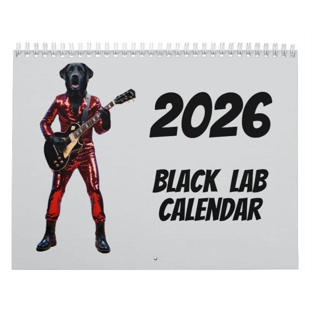 Calendrier Labrador noir (Protection)