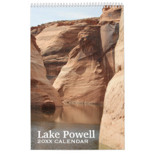 Calendrier Lac Powell Voyage Photographie Souvenir