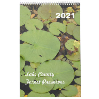 Calendrier Lake County Forest Preserve 2021 Page unique