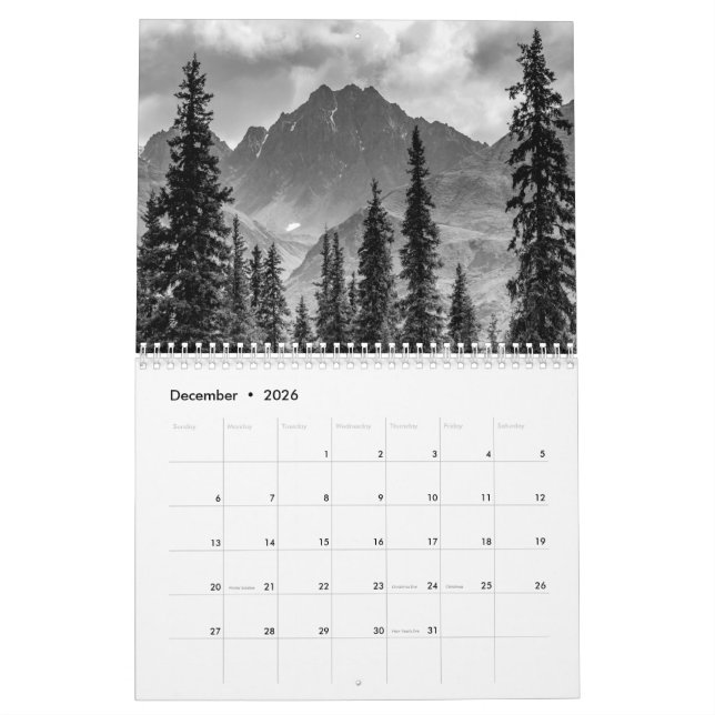 Calendrier Landscapes by Jody Wiele Photography (Dec 2026)