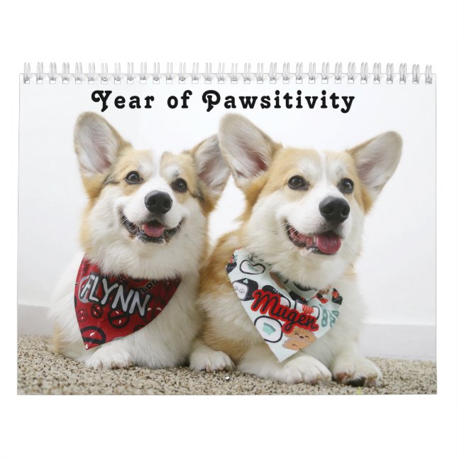 Calendrier L'année de la pawsitivité de Flynn & Mugen (Protection)