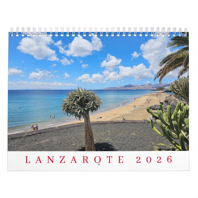 Calendrier Lanzarote 2026 (Protection)