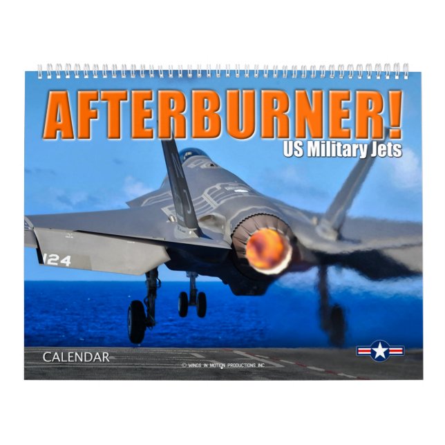 Calendrier L'APRÈS-BRÛLANT ! - Jets militaires américains (Protection)