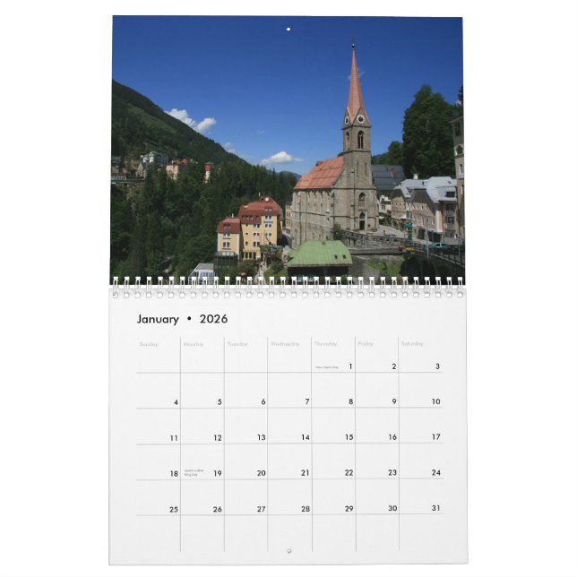 Calendrier L'Autriche 2012 (Jan 2026)