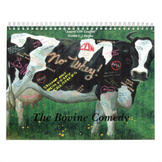 Calendrier 'Le Comedy bovin