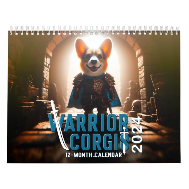 Calendrier Le guerrier Corgis (Protection)