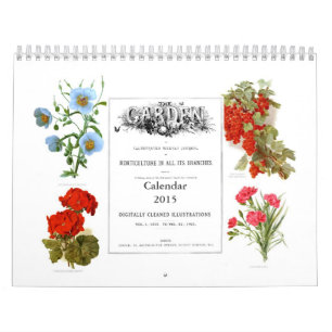 Calendrier Le jardin 2015