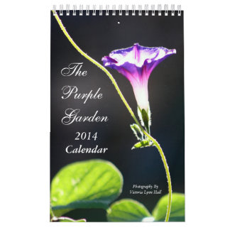Calendrier Le jardin pourpre 2014