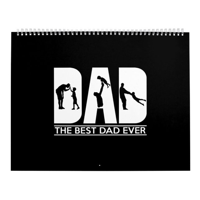 Calendrier Le meilleur papa jamais - Fête des pères cadeau pa (Protection)