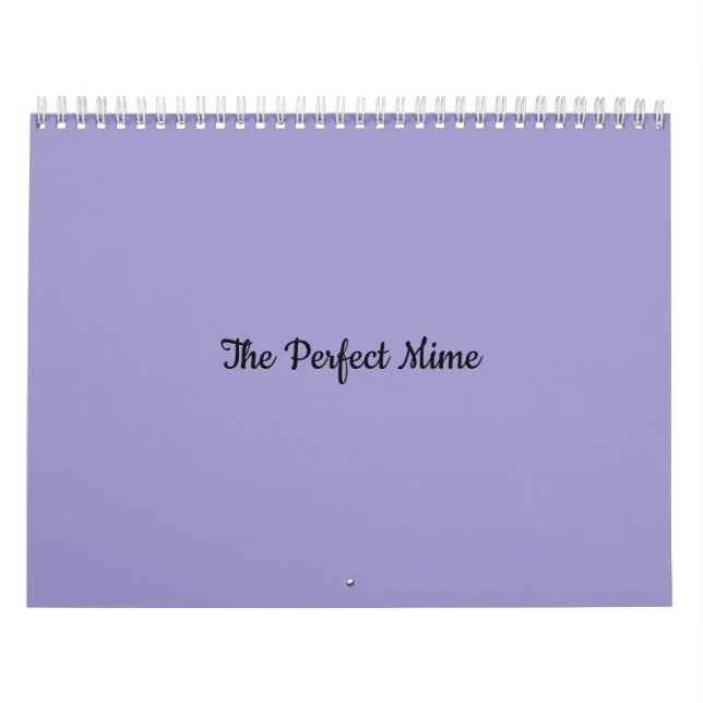 Calendrier Le Mime-Calendar parfait (Protection)