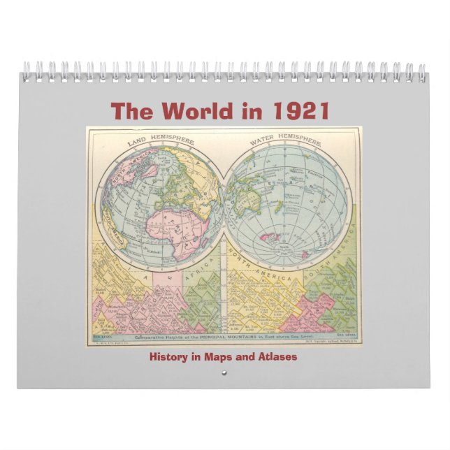 Calendrier : Le monde en 1921 (Protection)