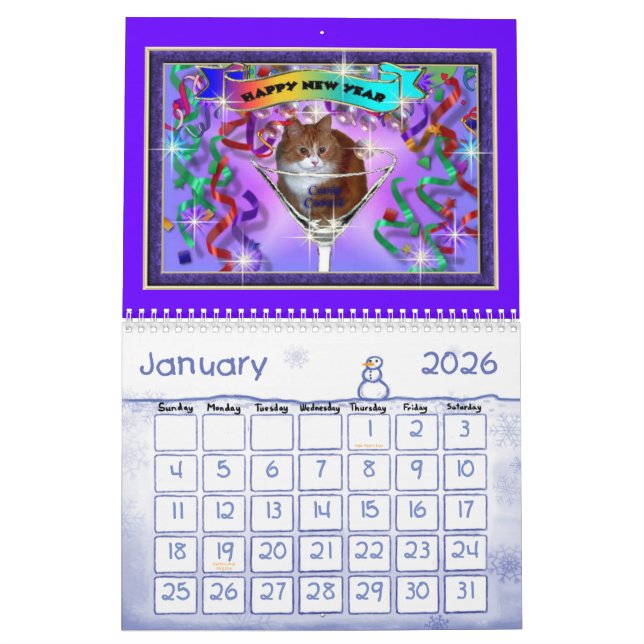 CALENDRIER LES CHATS DE SHERRIEY (Jan 2026)