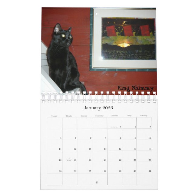 Calendrier Les chats de Swede Hill, 2009 (Jan 2026)