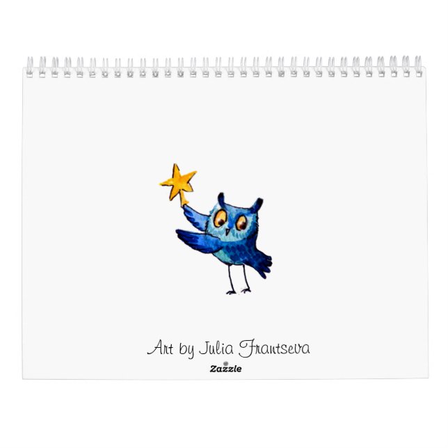 Calendrier Les chouettes adorables (Dos)