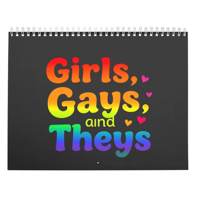 Calendrier Les filles, les gays, et ils sont LGBT Pride Mois  (Protection)