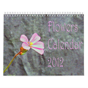 Calendrier Les fleurs classent 2013