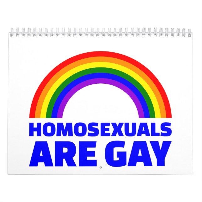 Calendrier Les homosexuels sont gais (Protection)
