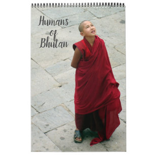 Calendrier les humains du Bhoutan photographie
