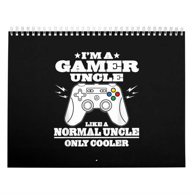 Calendrier Les Mens Gamer Uncle Comme Un Papa Normal Drôle Le (Protection)