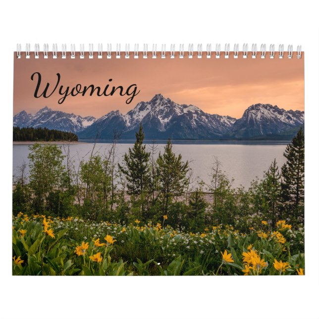 Calendrier Les paysages du Wyoming (Protection)