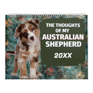 Calendrier Les pensées hilarantes de mon berger australien