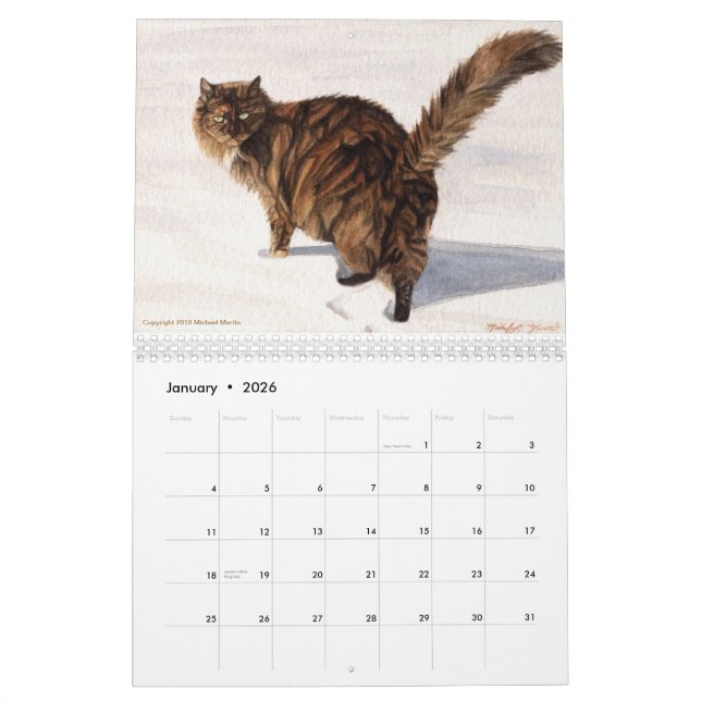 Calendrier Les saisons classent par Michael Martin (Jan 2026)