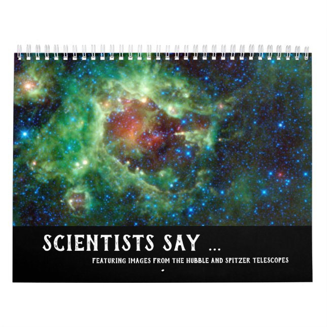 Calendrier Les scientifiques disent ... Images du télescope s (Protection)